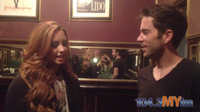 1043 MYfm\'s Ty Bentli with Demi Lovato in LA 0892