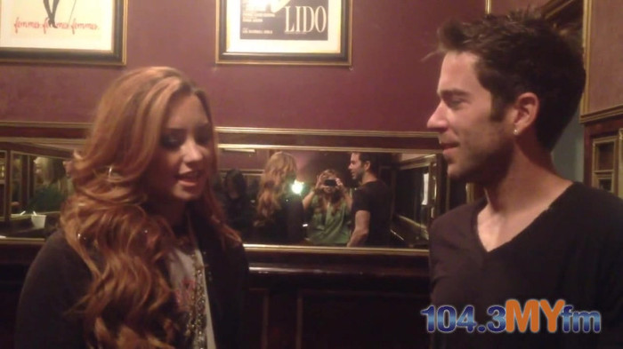 1043 MYfm\'s Ty Bentli with Demi Lovato in LA 0893