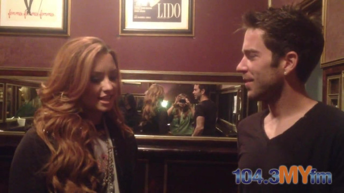 1043 MYfm\'s Ty Bentli with Demi Lovato in LA 0897