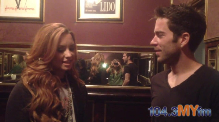 1043 MYfm\'s Ty Bentli with Demi Lovato in LA 0898 - Demi - 1043 MYfm Ty Bentli Part oo1