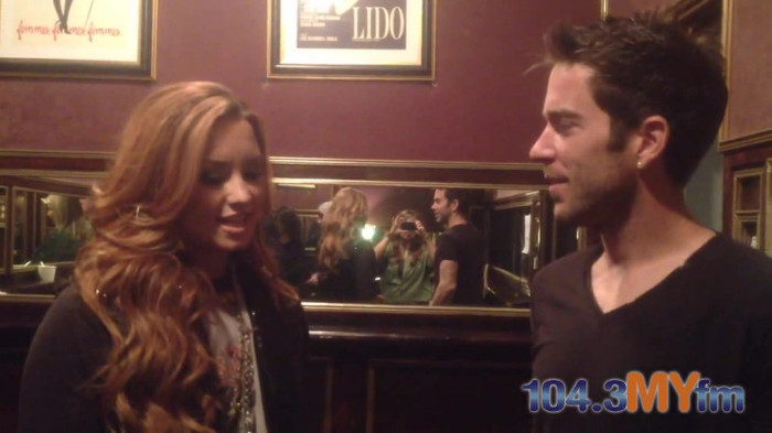1043 MYfm\'s Ty Bentli with Demi Lovato in LA 0899 - Demi - 1043 MYfm Ty Bentli Part oo1