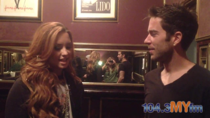 1043 MYfm\'s Ty Bentli with Demi Lovato in LA 0901 - Demi - 1043 MYfm Ty Bentli Part oo1