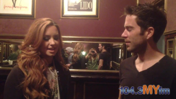 1043 MYfm\'s Ty Bentli with Demi Lovato in LA 0909 - Demi - 1043 MYfm Ty Bentli Part oo1