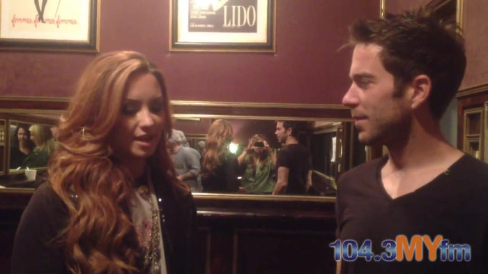 1043 MYfm\'s Ty Bentli with Demi Lovato in LA 0938 - Demi - 1043 MYfm Ty Bentli Part oo1