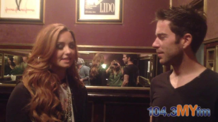1043 MYfm\'s Ty Bentli with Demi Lovato in LA 0947 - Demi - 1043 MYfm Ty Bentli Part oo1
