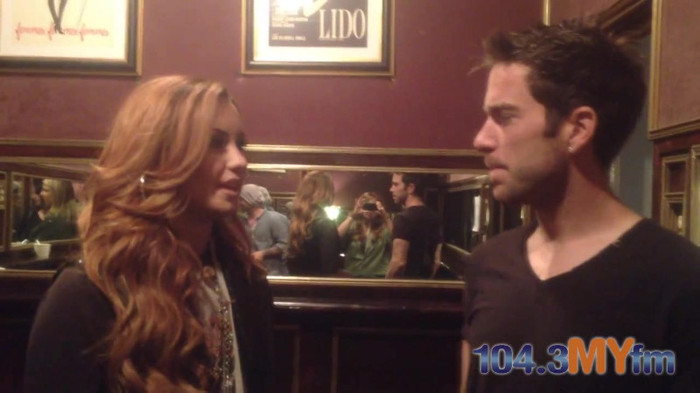 1043 MYfm\'s Ty Bentli with Demi Lovato in LA 0965 - Demi - 1043 MYfm Ty Bentli Part oo1