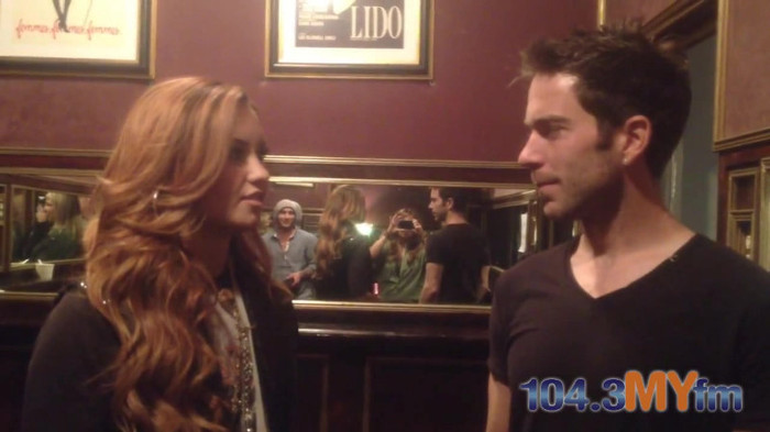 1043 MYfm\'s Ty Bentli with Demi Lovato in LA 1032