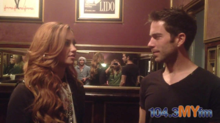 1043 MYfm\'s Ty Bentli with Demi Lovato in LA 1033