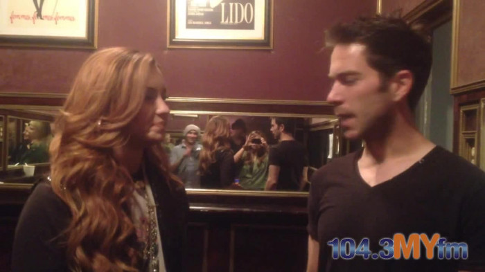1043 MYfm\'s Ty Bentli with Demi Lovato in LA 1052