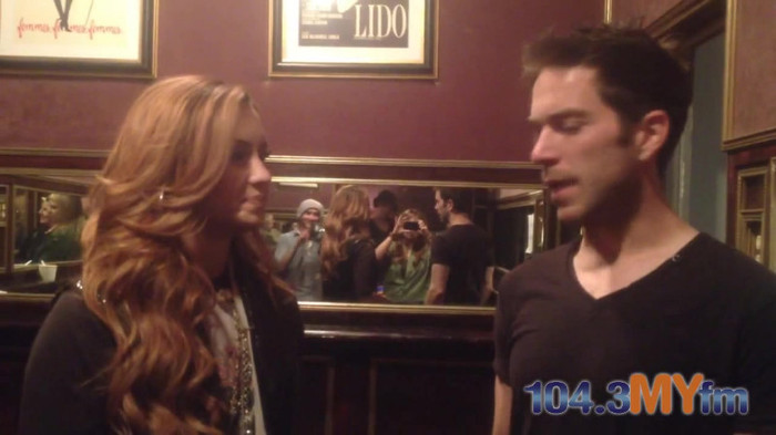1043 MYfm\'s Ty Bentli with Demi Lovato in LA 1055