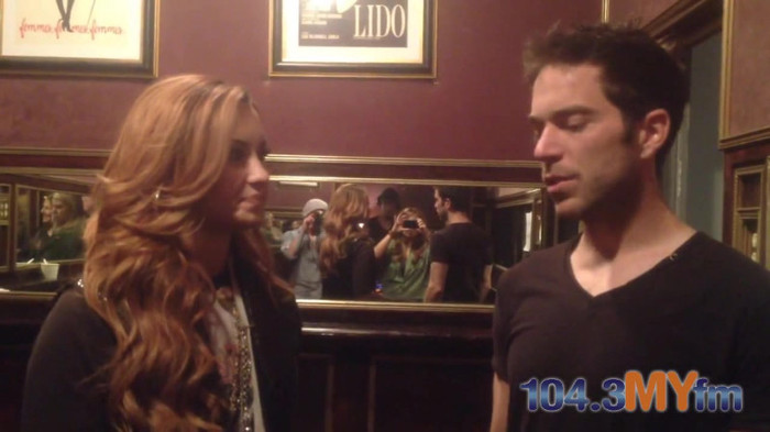 1043 MYfm\'s Ty Bentli with Demi Lovato in LA 1062
