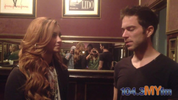 1043 MYfm\'s Ty Bentli with Demi Lovato in LA 1070