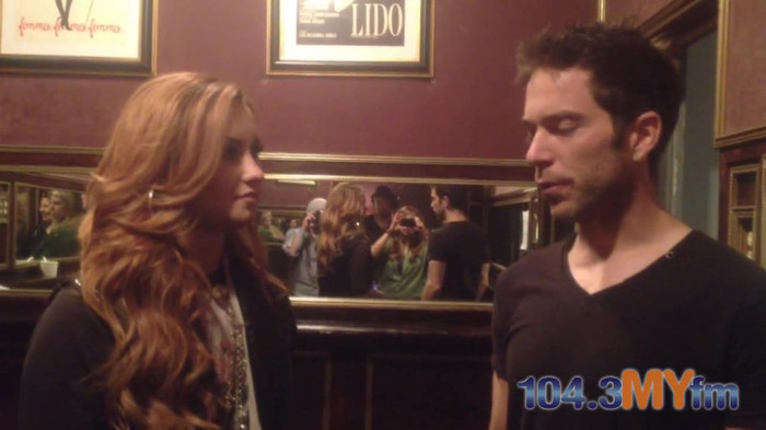 1043 MYfm\'s Ty Bentli with Demi Lovato in LA 1078