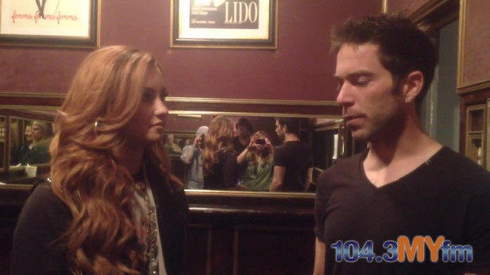 1043 MYfm\'s Ty Bentli with Demi Lovato in LA 1081
