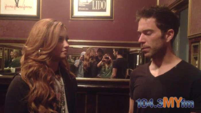 1043 MYfm\'s Ty Bentli with Demi Lovato in LA 1082