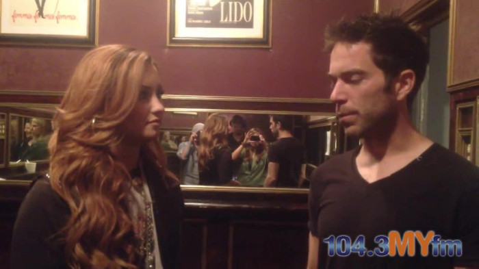1043 MYfm\'s Ty Bentli with Demi Lovato in LA 1083