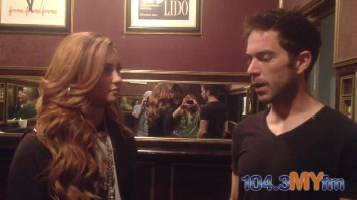 1043 MYfm\'s Ty Bentli with Demi Lovato in LA 1089