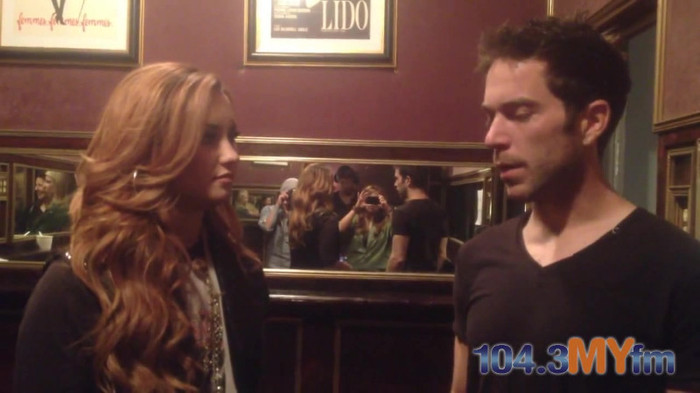 1043 MYfm\'s Ty Bentli with Demi Lovato in LA 1091