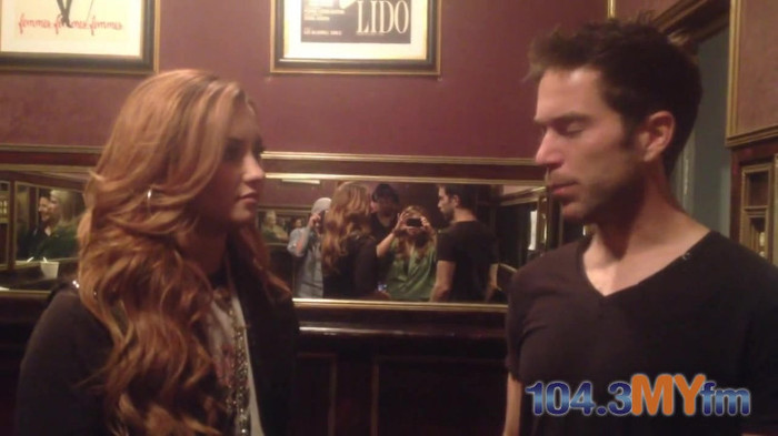 1043 MYfm\'s Ty Bentli with Demi Lovato in LA 1093