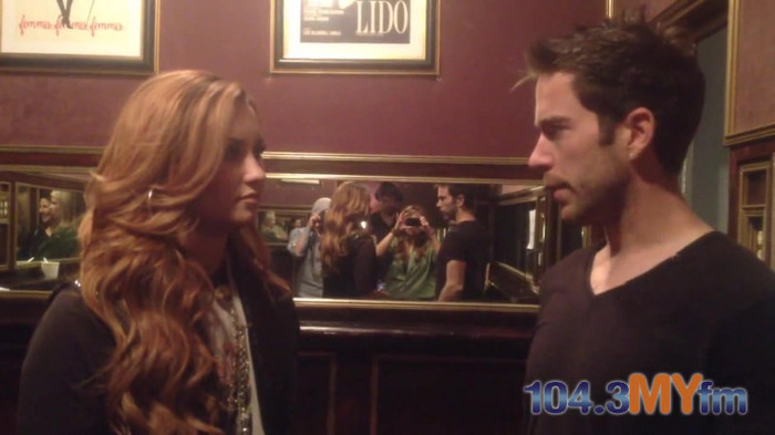 1043 MYfm\'s Ty Bentli with Demi Lovato in LA 1104