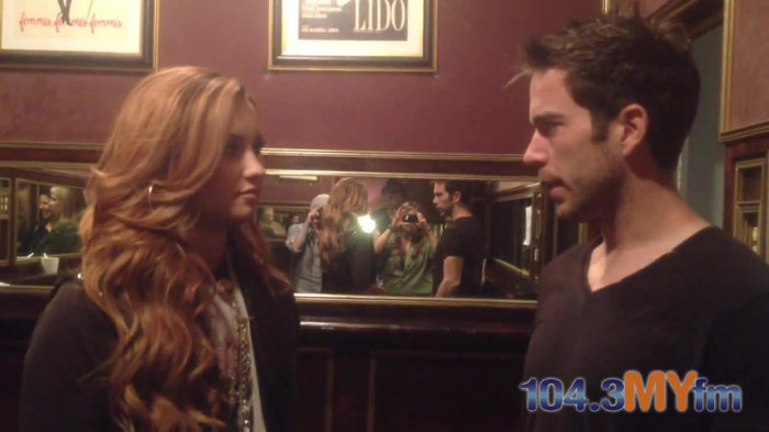 1043 MYfm\'s Ty Bentli with Demi Lovato in LA 1114