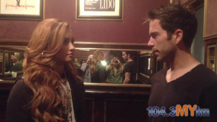 1043 MYfm\'s Ty Bentli with Demi Lovato in LA 1118