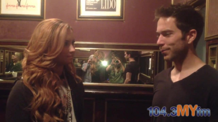 1043 MYfm\'s Ty Bentli with Demi Lovato in LA 1173