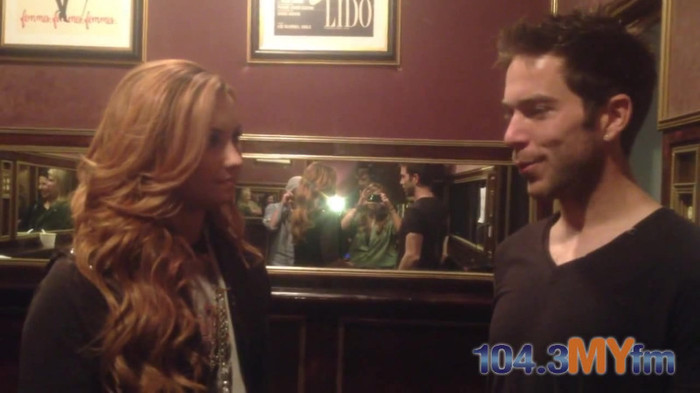 1043 MYfm\'s Ty Bentli with Demi Lovato in LA 1176