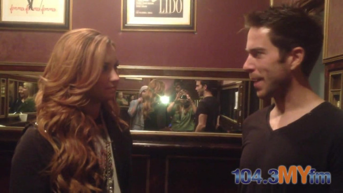 1043 MYfm\'s Ty Bentli with Demi Lovato in LA 1183