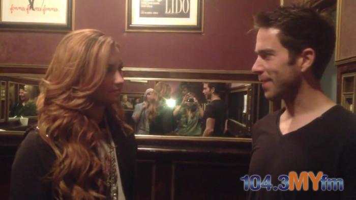 1043 MYfm\'s Ty Bentli with Demi Lovato in LA 1186