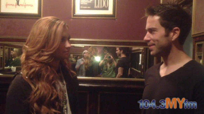 1043 MYfm\'s Ty Bentli with Demi Lovato in LA 1190