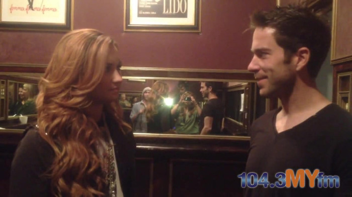 1043 MYfm\'s Ty Bentli with Demi Lovato in LA 1191