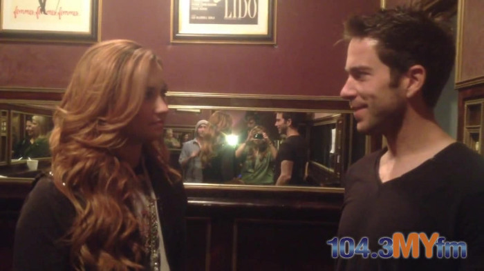 1043 MYfm\'s Ty Bentli with Demi Lovato in LA 1192