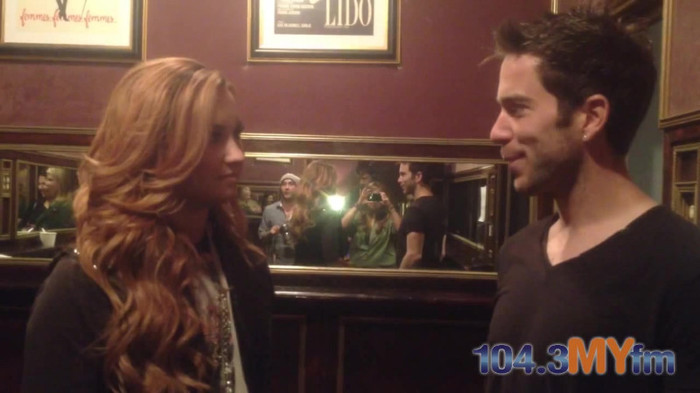 1043 MYfm\'s Ty Bentli with Demi Lovato in LA 1203