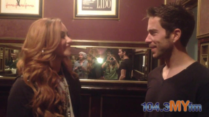 1043 MYfm\'s Ty Bentli with Demi Lovato in LA 1216