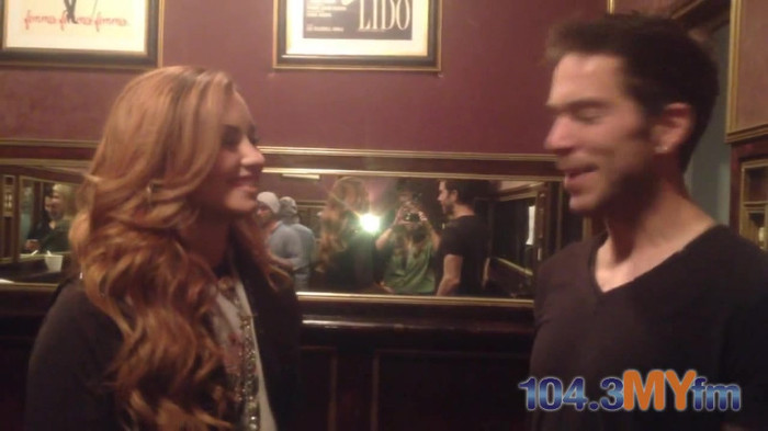 1043 MYfm\'s Ty Bentli with Demi Lovato in LA 1237 - Demi - 1043 MYfm Ty Bentli Part oo2