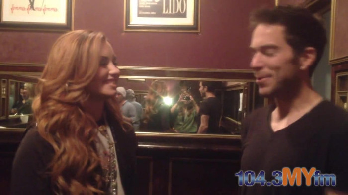 1043 MYfm\'s Ty Bentli with Demi Lovato in LA 1238