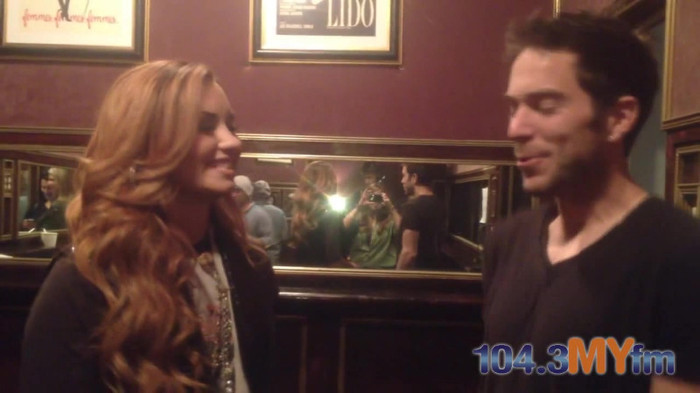 1043 MYfm\'s Ty Bentli with Demi Lovato in LA 1239