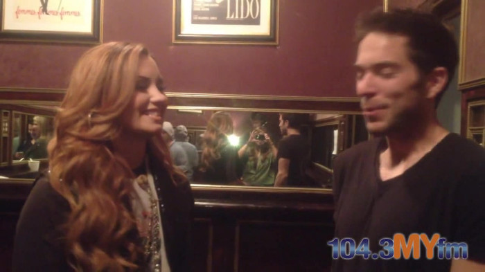 1043 MYfm\'s Ty Bentli with Demi Lovato in LA 1242