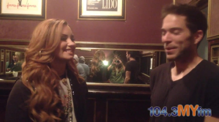 1043 MYfm\'s Ty Bentli with Demi Lovato in LA 1243