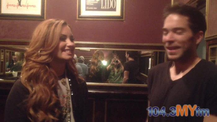 1043 MYfm\'s Ty Bentli with Demi Lovato in LA 1247