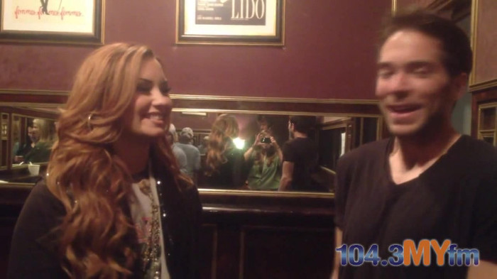 1043 MYfm\'s Ty Bentli with Demi Lovato in LA 1249