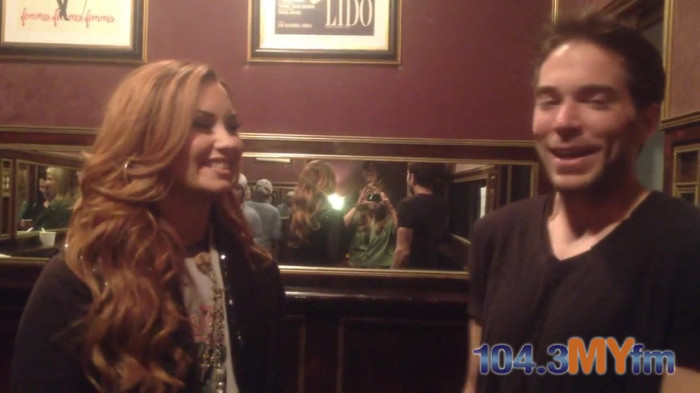 1043 MYfm\'s Ty Bentli with Demi Lovato in LA 1251