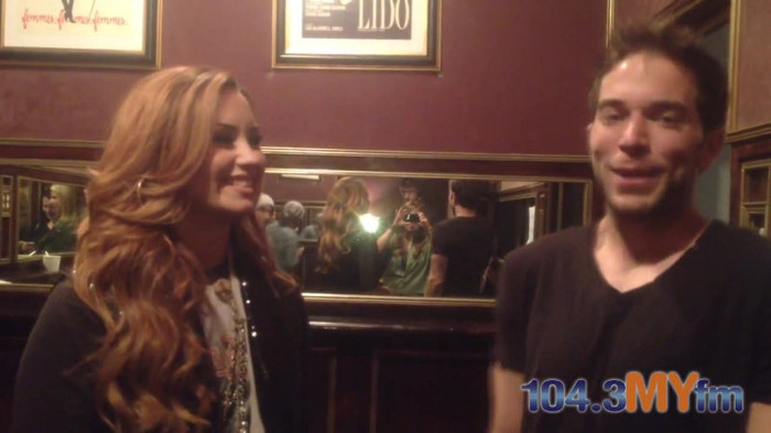 1043 MYfm\'s Ty Bentli with Demi Lovato in LA 1259 - Demi - 1043 MYfm Ty Bentli Part oo2