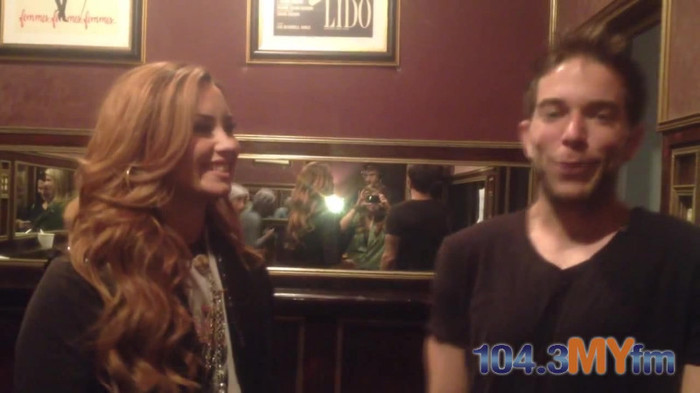 1043 MYfm\'s Ty Bentli with Demi Lovato in LA 1263