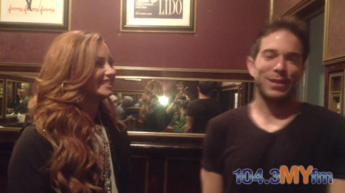 1043 MYfm\'s Ty Bentli with Demi Lovato in LA 1270