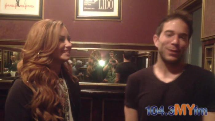 1043 MYfm\'s Ty Bentli with Demi Lovato in LA 1271