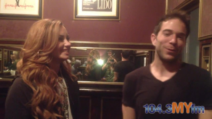 1043 MYfm\'s Ty Bentli with Demi Lovato in LA 1272