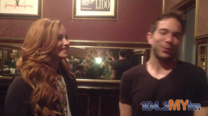1043 MYfm\'s Ty Bentli with Demi Lovato in LA 1274