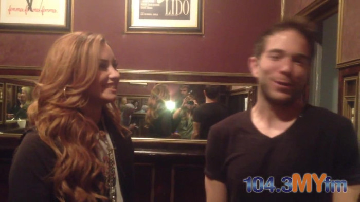 1043 MYfm\'s Ty Bentli with Demi Lovato in LA 1276